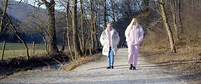 pink and white