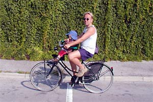 Hired some bikes for the day 